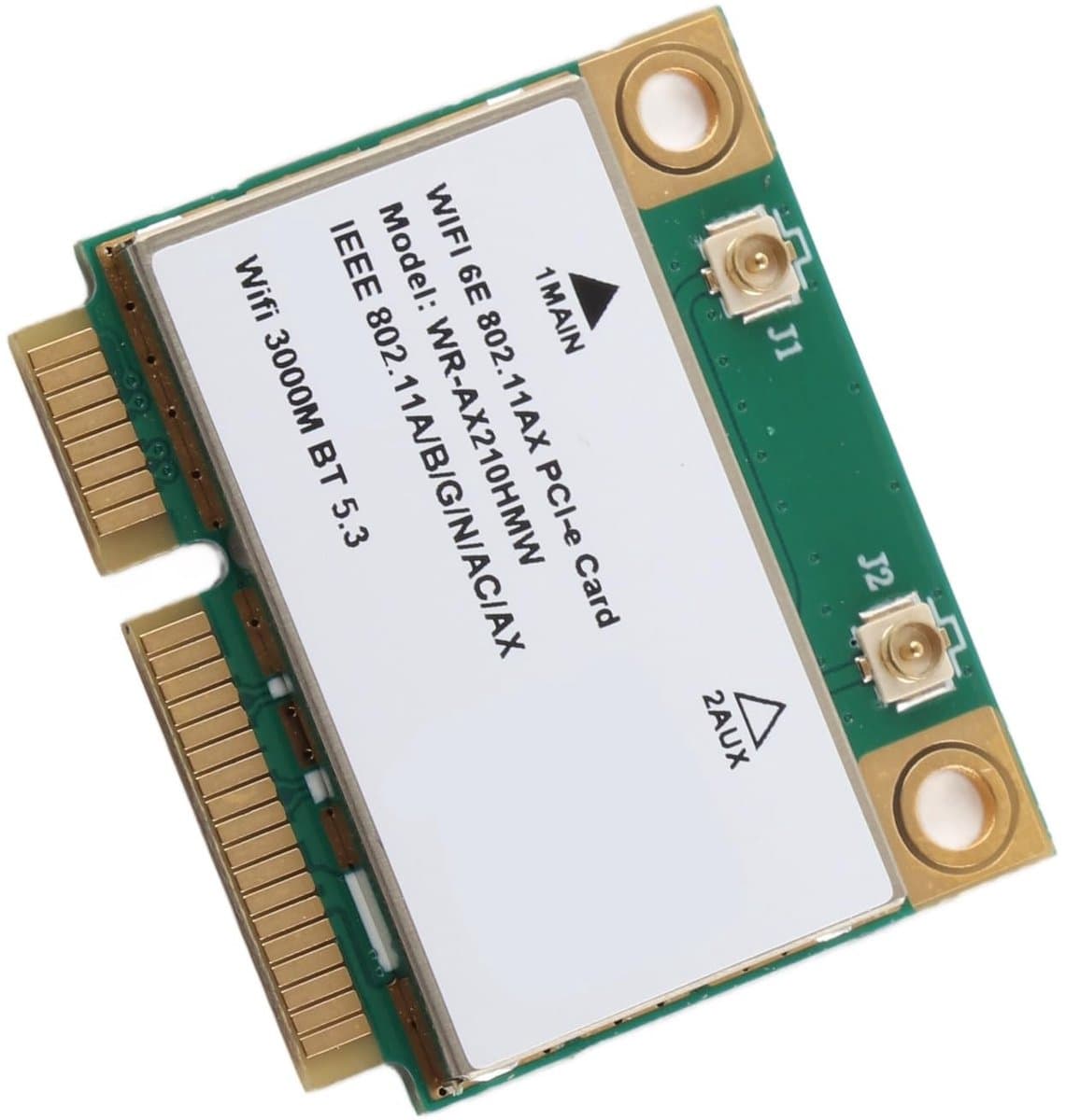 OmGoods - Dailygoody - AX210 5374M WiFi 6E - Draadloze Netwerkkaart - Mini PCIe Formaat - Bluetooth 5.3 - Hoge Snelheid 2,4G 5G 6G - Geschikt voor Laptop - 50g