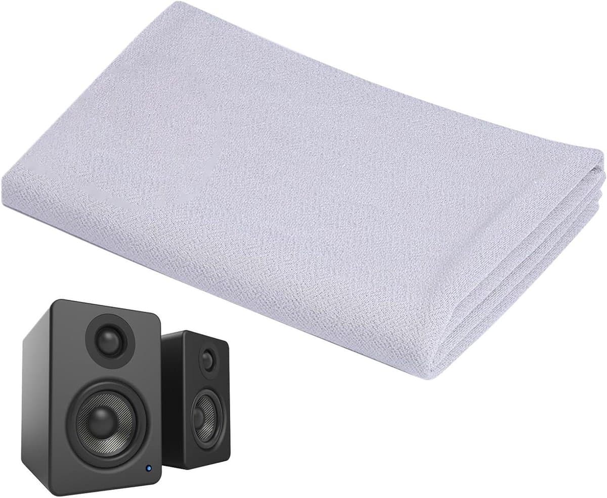 Luidspreker Grill - Audio Stof - Akoestiek Verbeteren - Dichte Mesh - 1.6 x 0.5m - Zwart