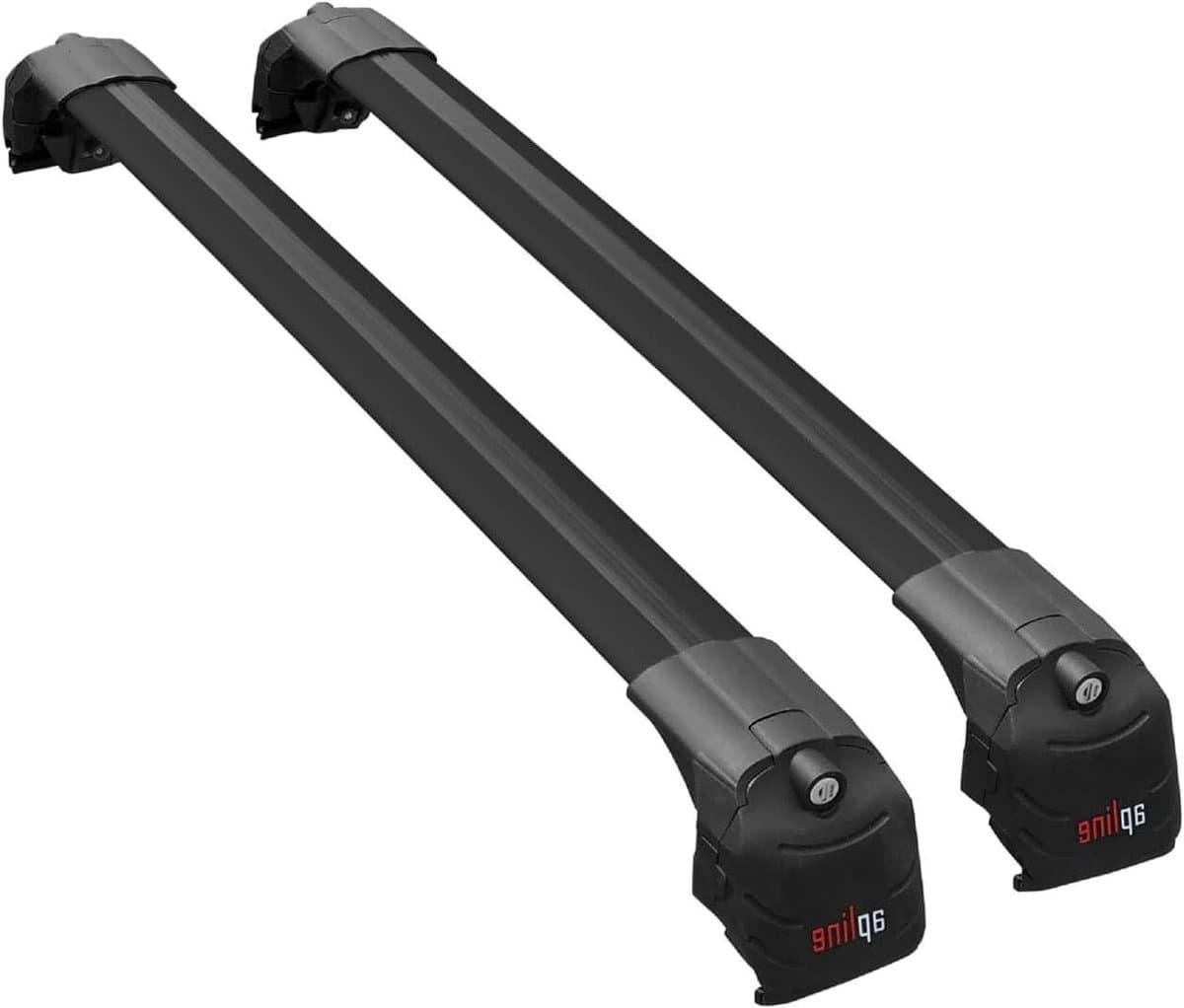 Dakdragers Set - Bagagedragers Spoorstaven - Vervoer Uitbreiden - Voertuigspecifiek Ontwerp - 100cm Lengte - Zwart