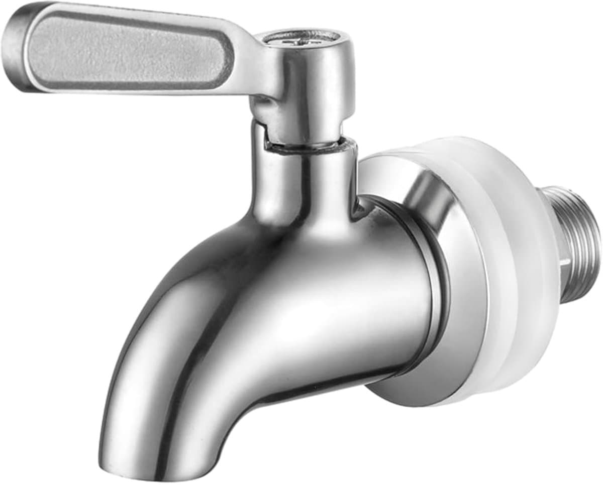 Ibenzoa® Veelzijdige Roestvrij Stalen Kraan voor Dranken, Geschikt voor Vaten, Dispensers en Meer