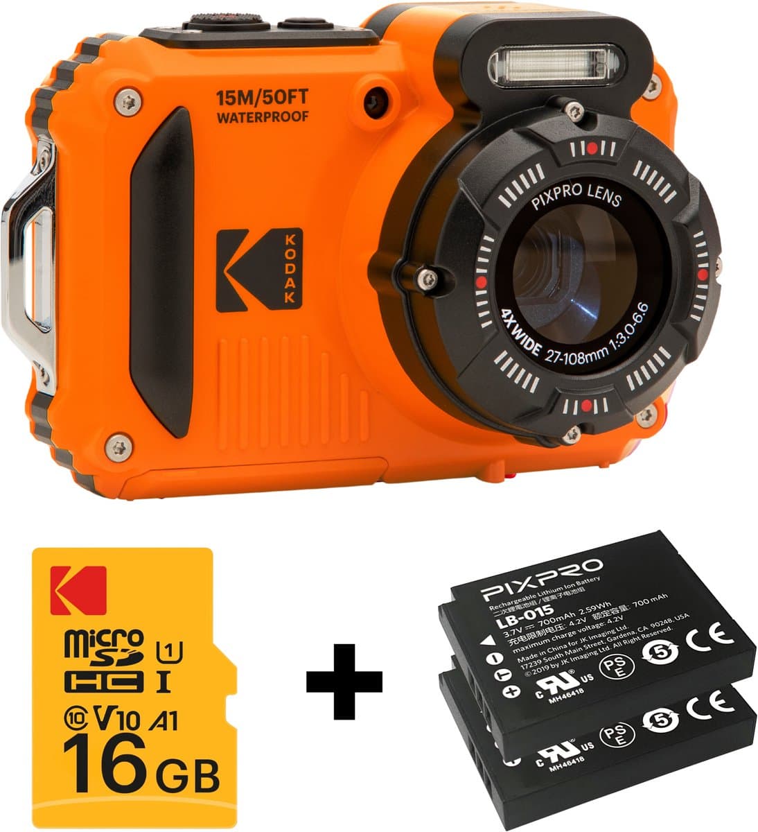 Kodak WPZ 2 Onderwater Camera Kit