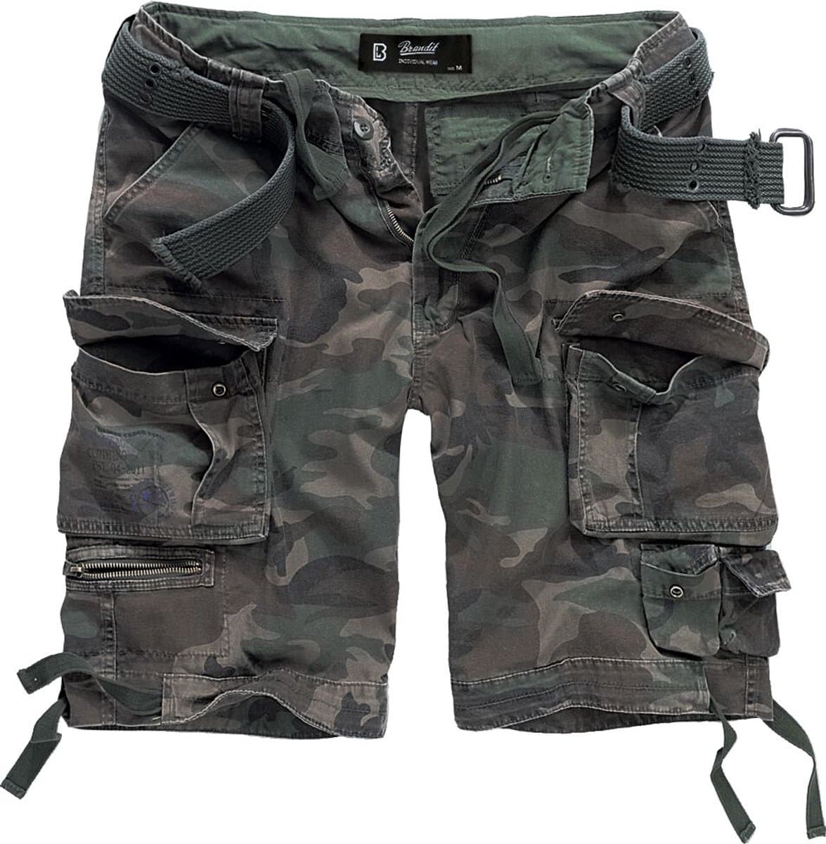 Brandit Savage Vintage Heren Shorts - woodland - M