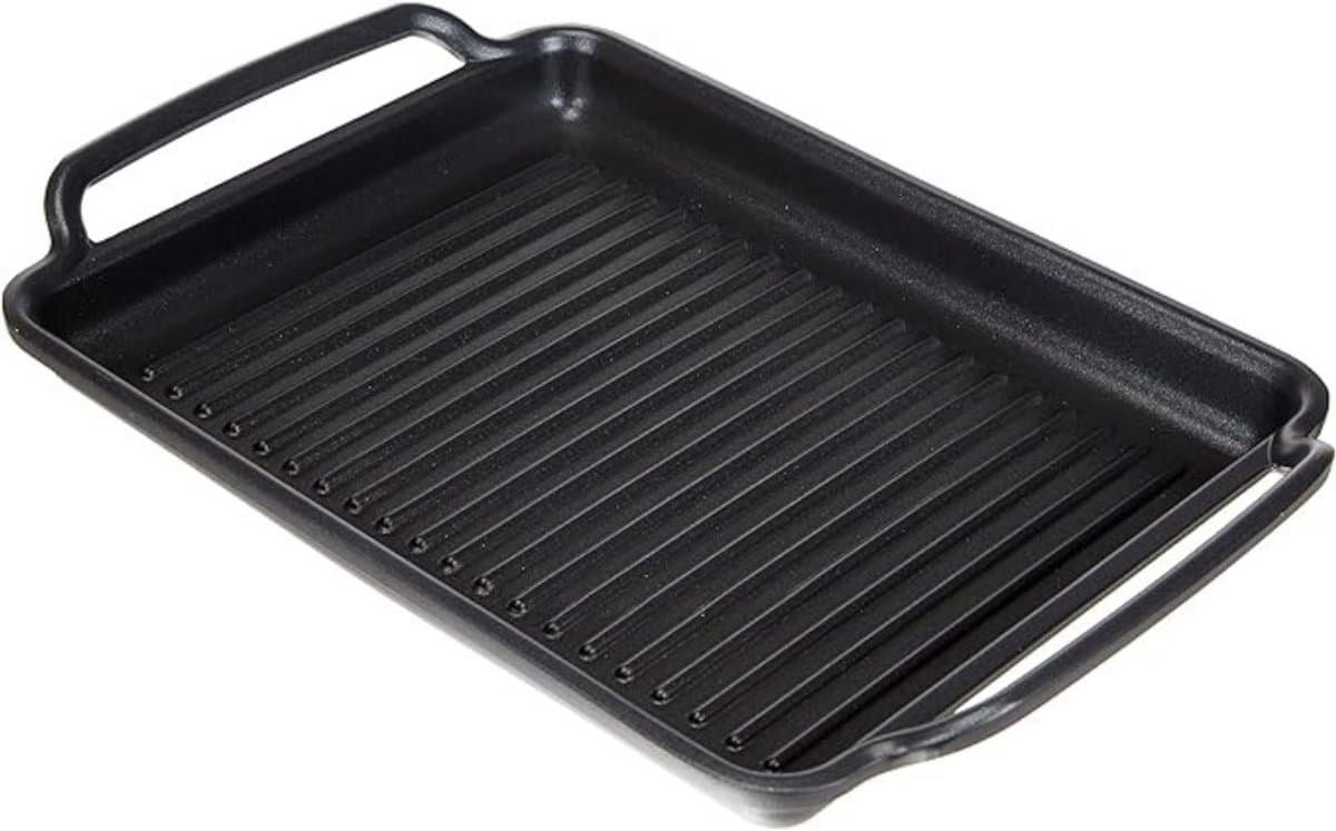 GTB® Skillet Gietijzer - Gietijzeren Koekenpan - Skillet - Zwart - 20cm x 27cm x 4cm