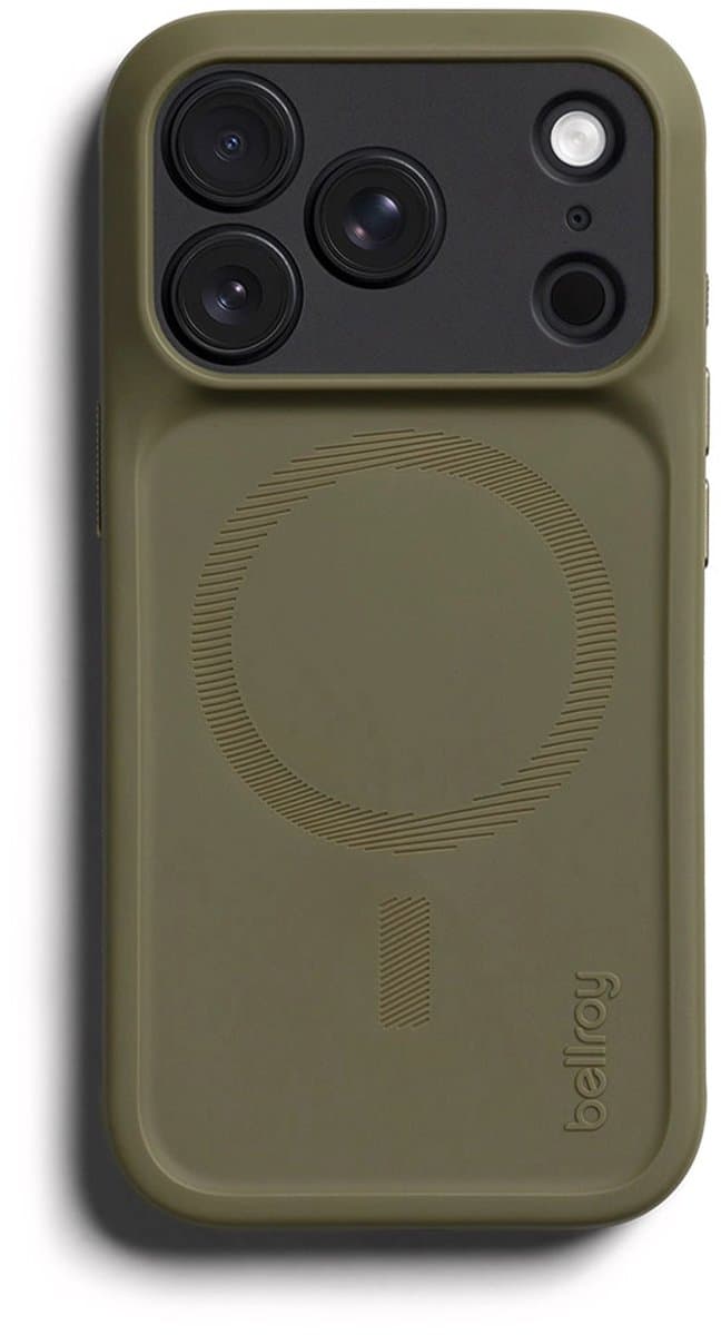 Bellroy Venture Hoesje iPhone 18 Pro – Compatibel met MagSafe – Twee Bevestigingspunten voor Accessoires – Robuust Ontwerp voor Extra Duurzaamheid - Groen