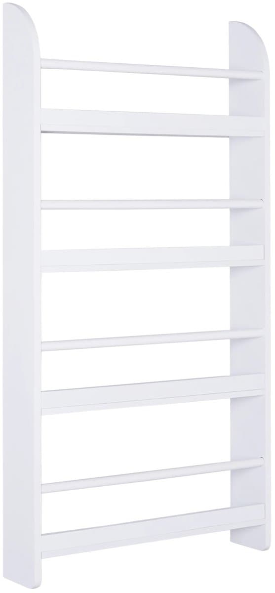 Veya Boekenrek - Boekenrek kind - Boekenkast - Boekenplank - 4 boekenplanken - Draagkracht 30 kg - 59 × 12 × 113 cm - Wit