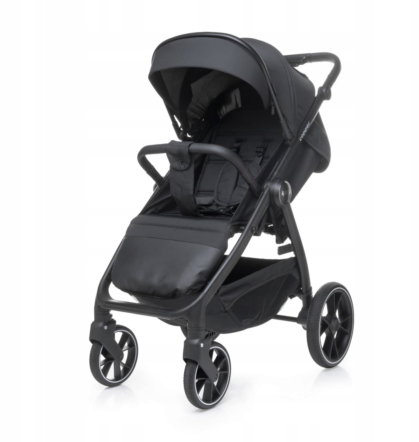 4Baby Copper Kinderwagen - Zwart, Lichtgewicht en Compact