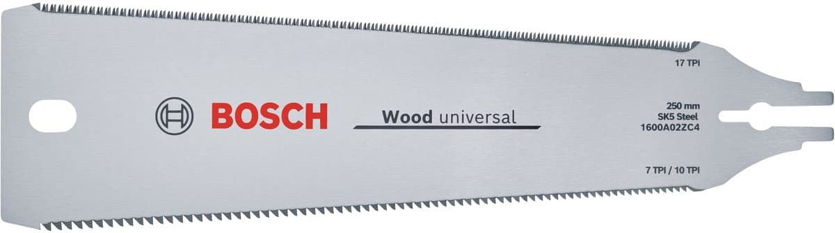 Bosch Home and Garden 1600A02ZB9 Handgereedschap Japans zaagblad Ryoba 250 mm Zaagbladlengte 250 mm