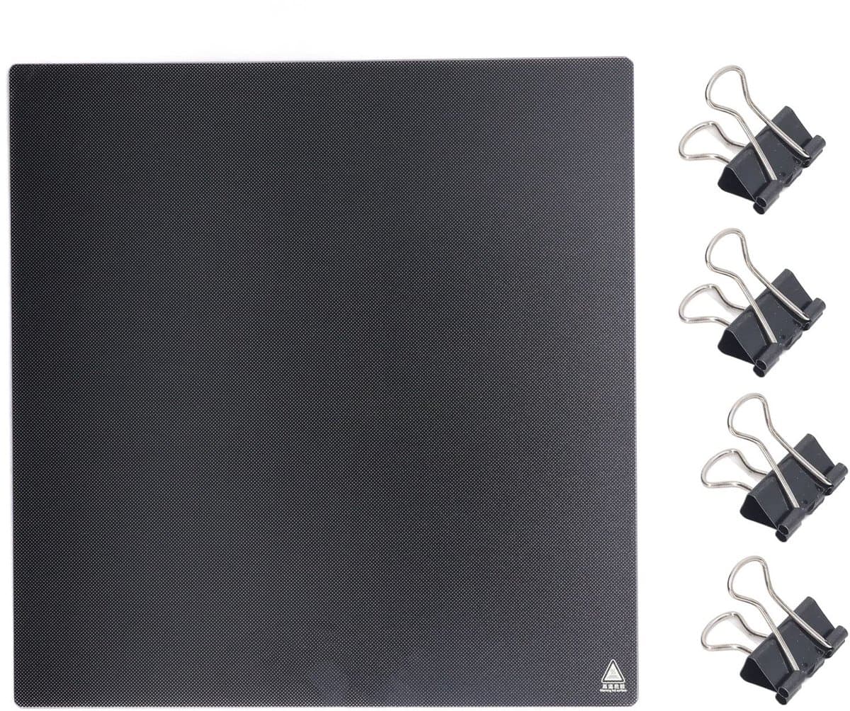 3D Printer Platform, 3D Printer Platform, 320x310x4mm, Tempered Glass Strong Adhesion, Simple Mold Removal Printer Building Board, 3D Printer Platforms