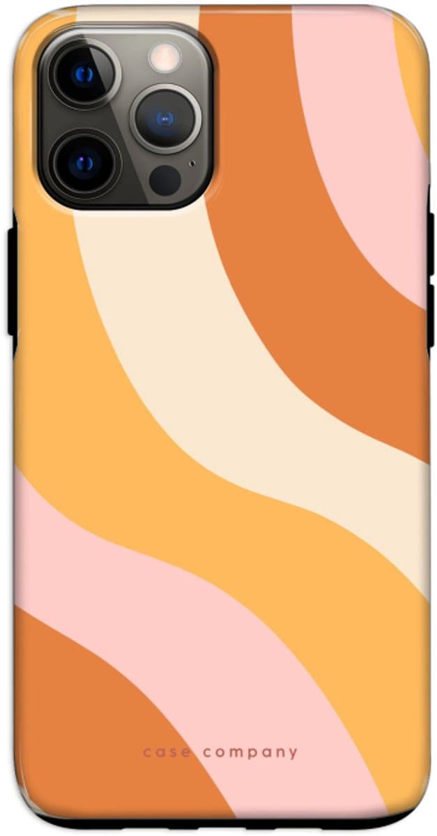Case Company® - Hoesje geschikt voor iPhone 12 hoesje - Radiant - Tough Case - Maximale Bescherming alle Kanten en Schermrand
