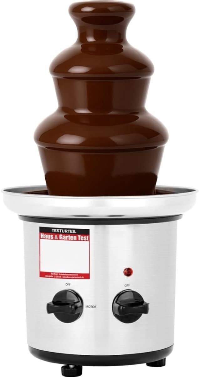 Solacis Chocoladefontein - Chocolade fontein - Chocolade fondue - Chocolade smelter - Chocolade verwarmer - Must have voor elke gelegenheid!