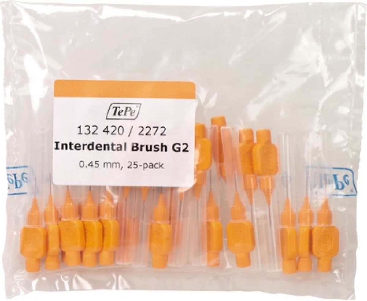 TePe Interdentale Ragers Origineel 0,45 mm Oranje - 3 x 25 stuks - Voordeelverpakking