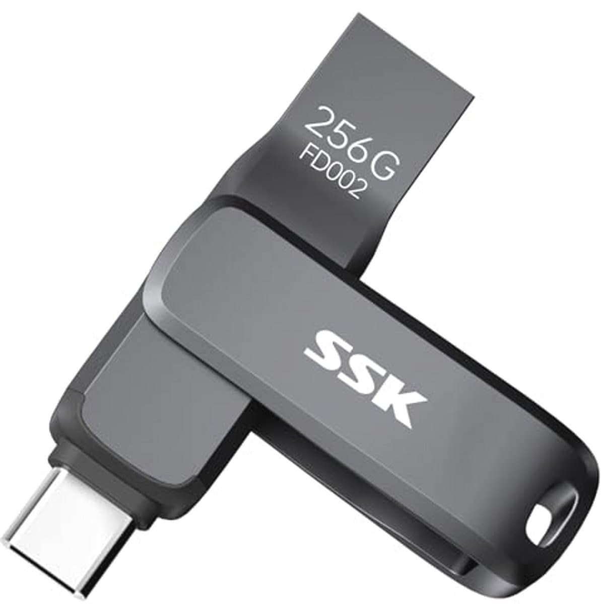 256GB USB Stick 3.2 - Snelle USB-geheugenstick tot 200 MB/S met dubbele A en C aansluiting