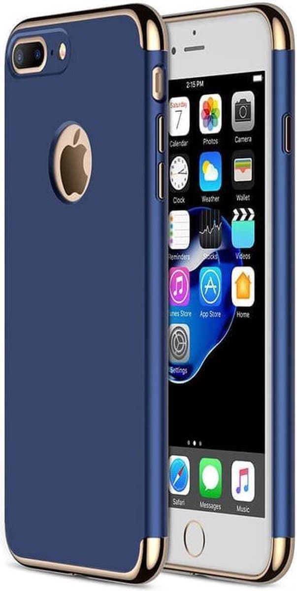 Smartwatch bandje - Apple/Fitbit/Samsung - blauw - luxe ultradun TPU