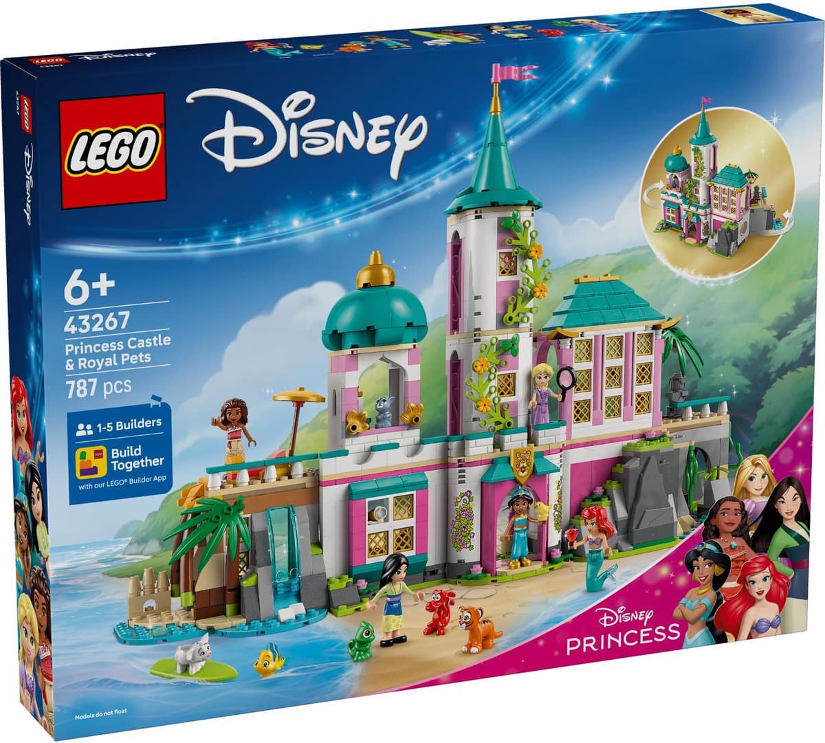 LEGO Disney™ 43267 Prinsessenkasteel&Koninklijke Huisdieren