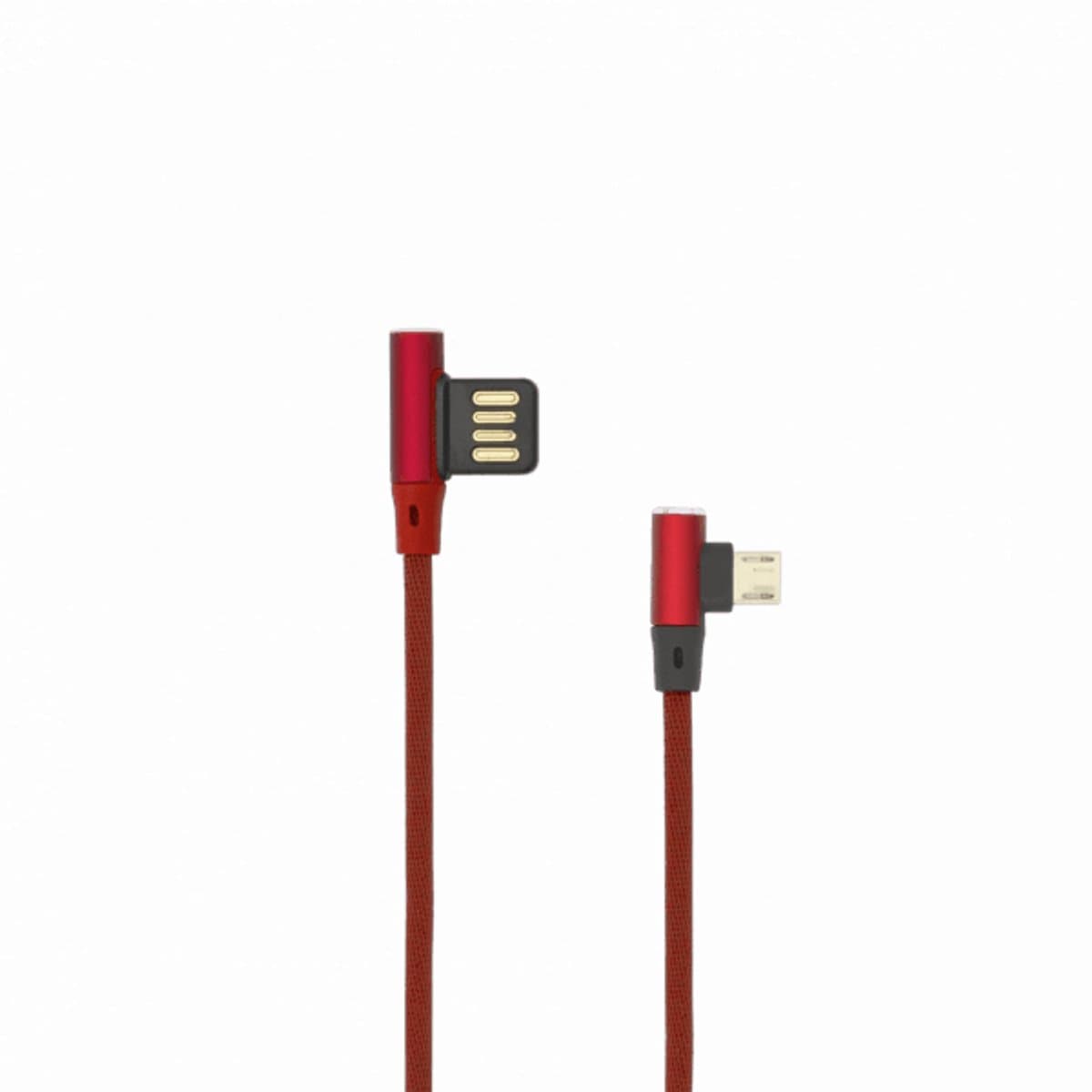 SBOX USB-MICRO-90-R USB-kabel USB 2.0 1,5 m USB A Micro-USB A Rood