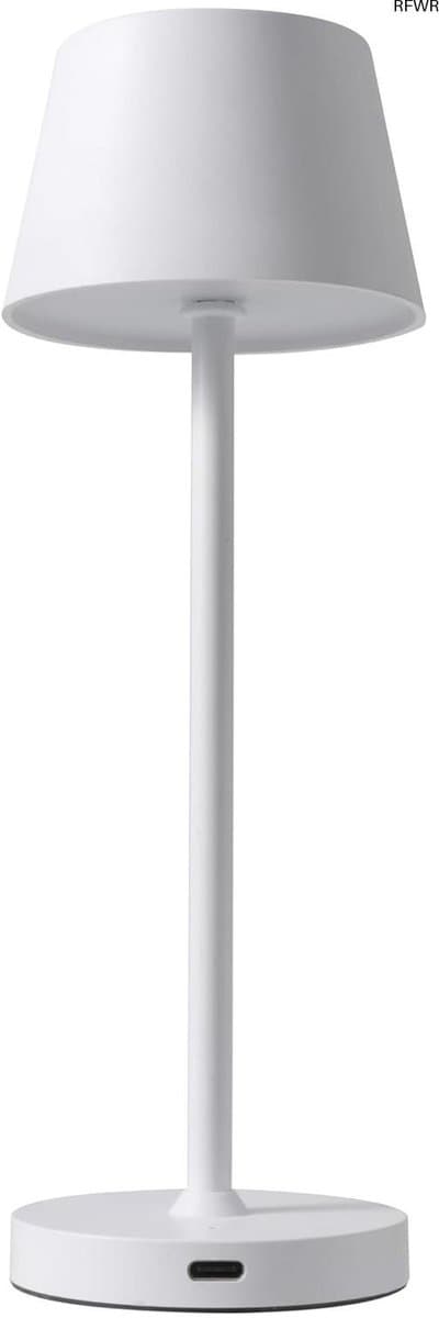 RFWR® Draadloze Dimbare LED Tafellamp 21 cm - Modern Design voor Binnen en Buiten