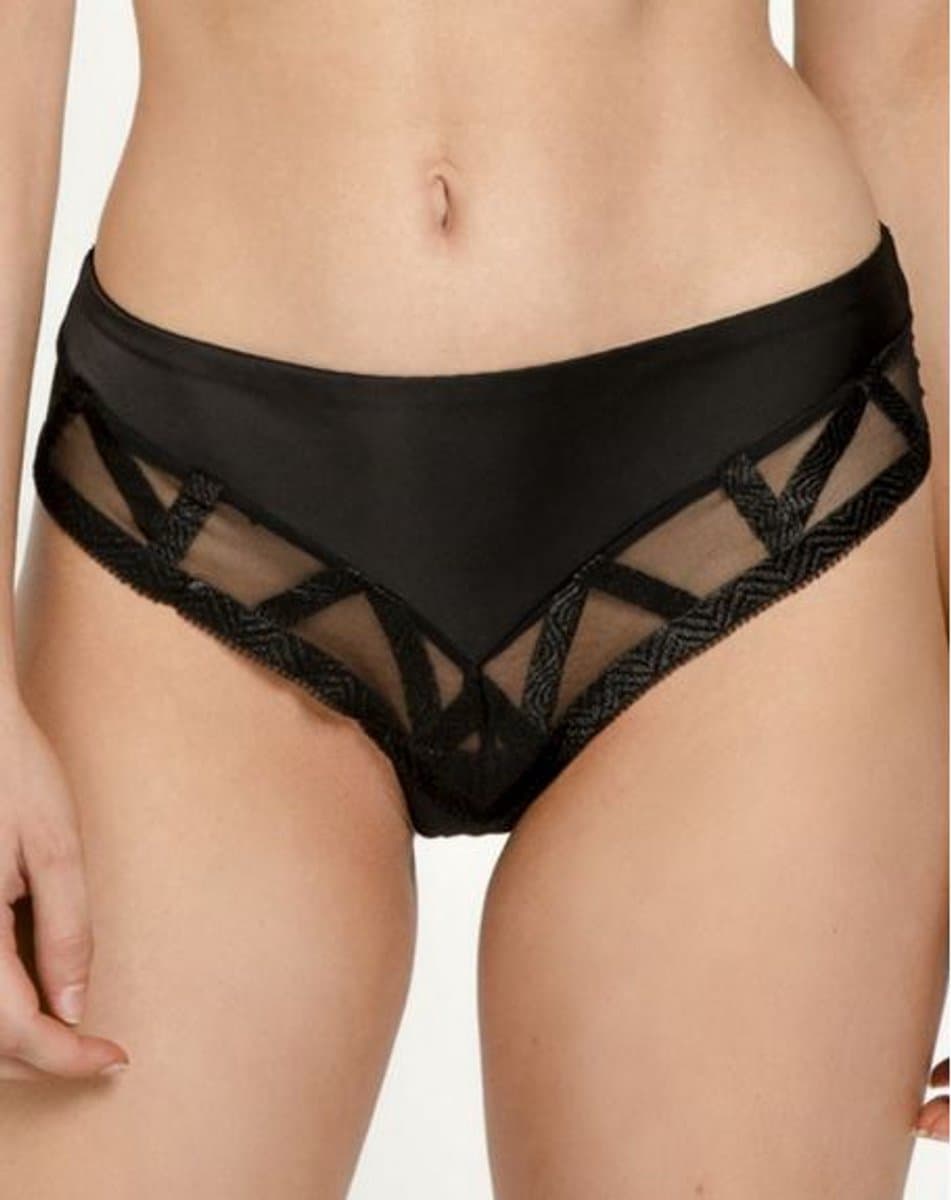 Louisa Bracq - Serie Brazilian Shorty Zwart - maat 38 - Zwart