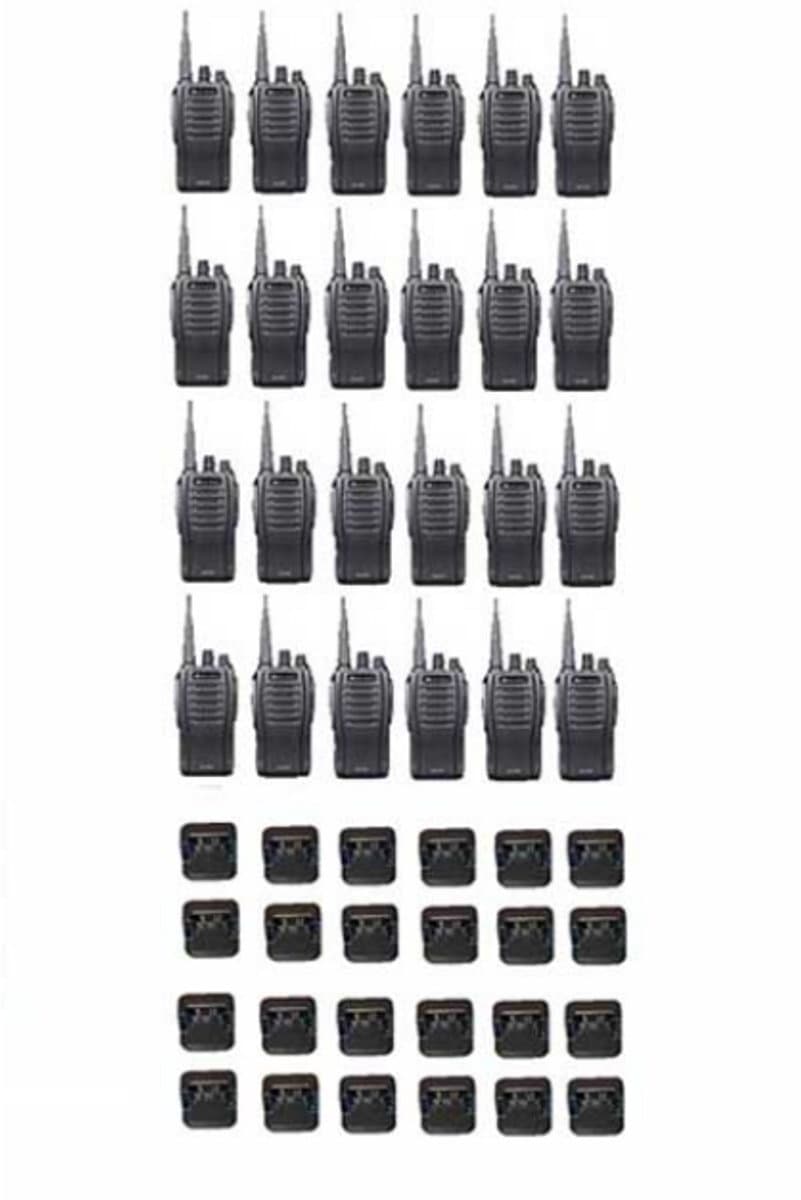 Set van 24 Midland G10 Pro UHF PMR446 Portofoon met tafellader