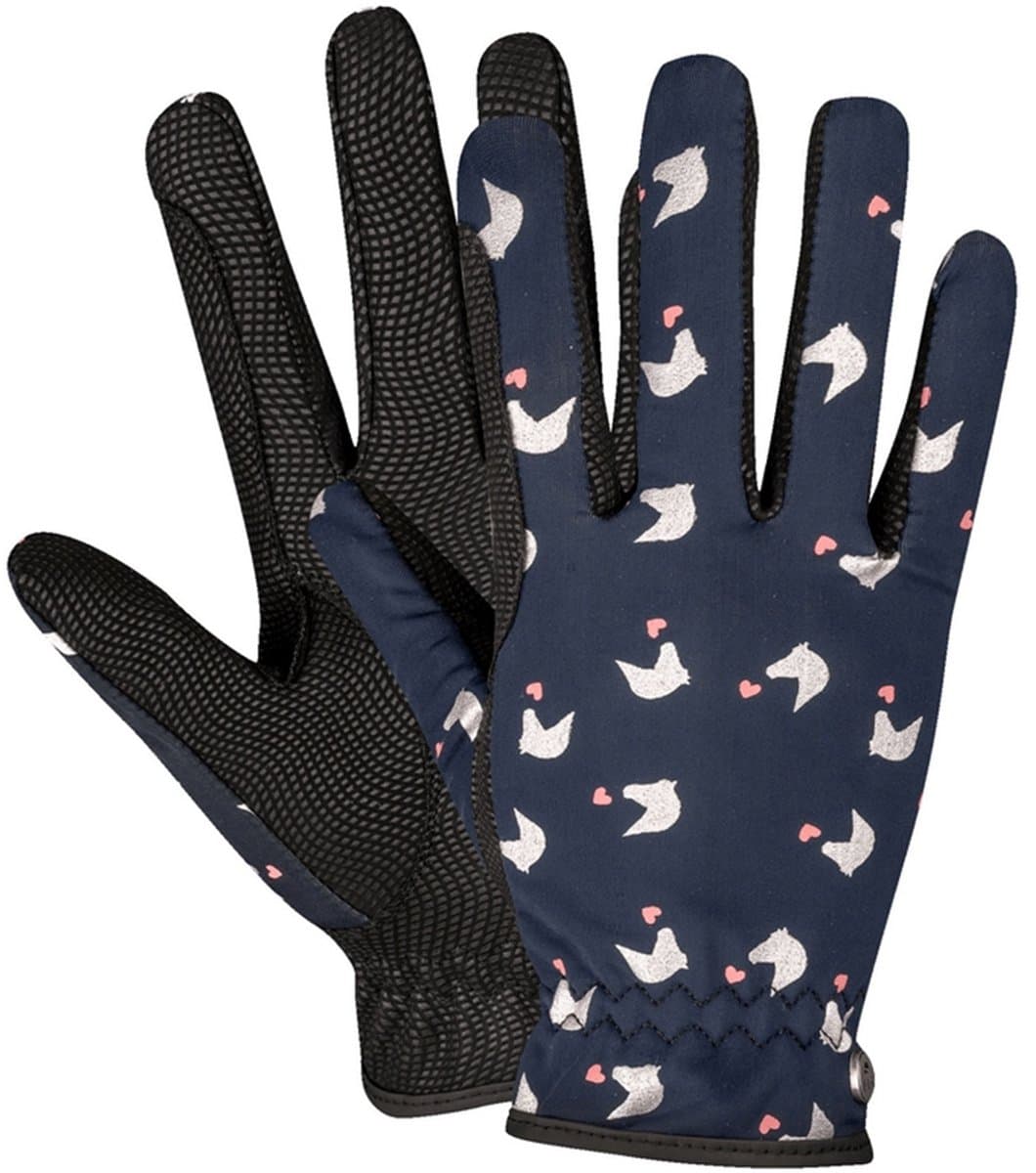 ELT RIJHANDSCHOENEN LUCKY DORA KIDS Donkerblauw-zwart