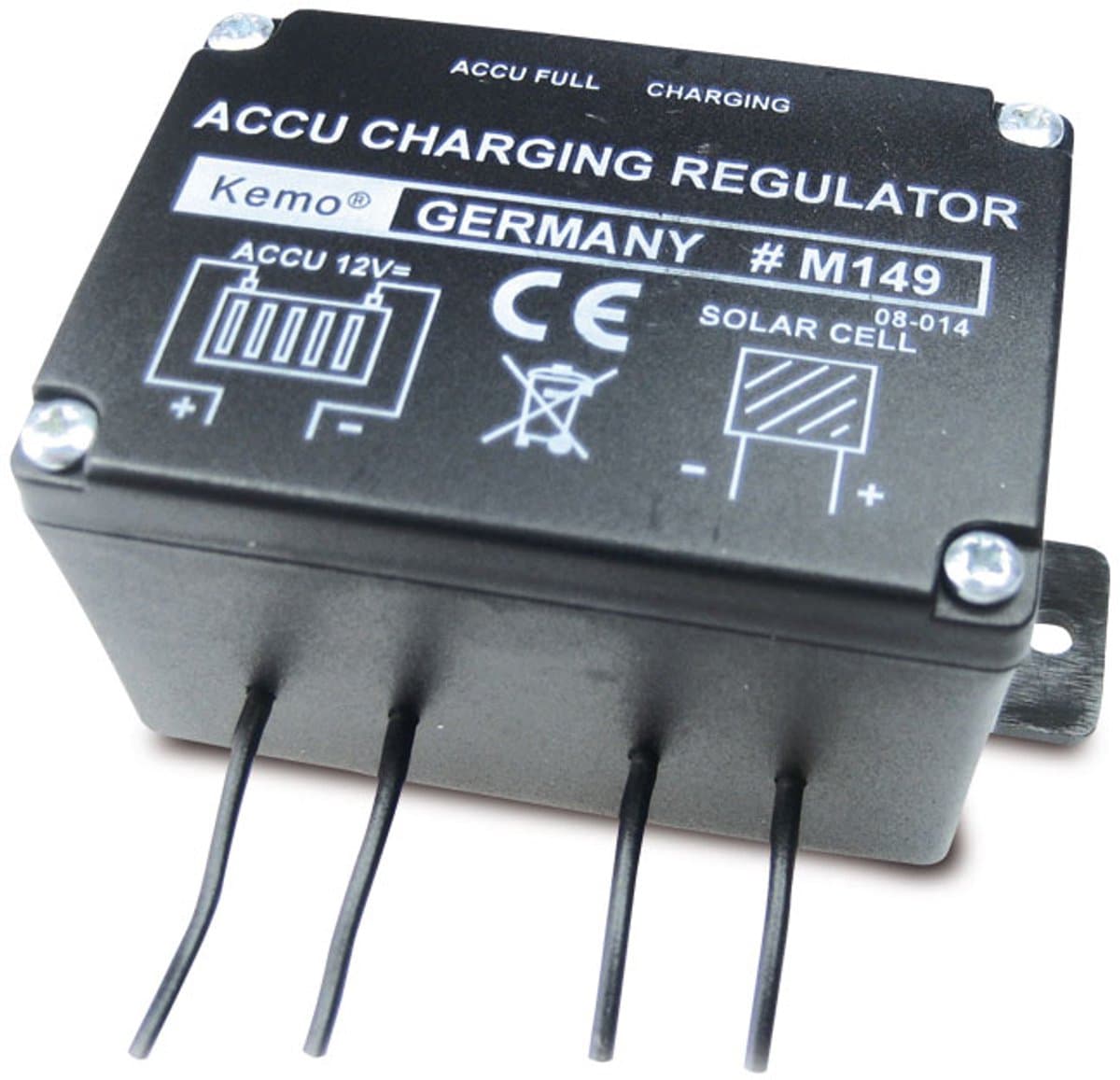 Kemo Charging Controller M149N Laadregelaar voor zonne-energie Serie 12 V 10 A