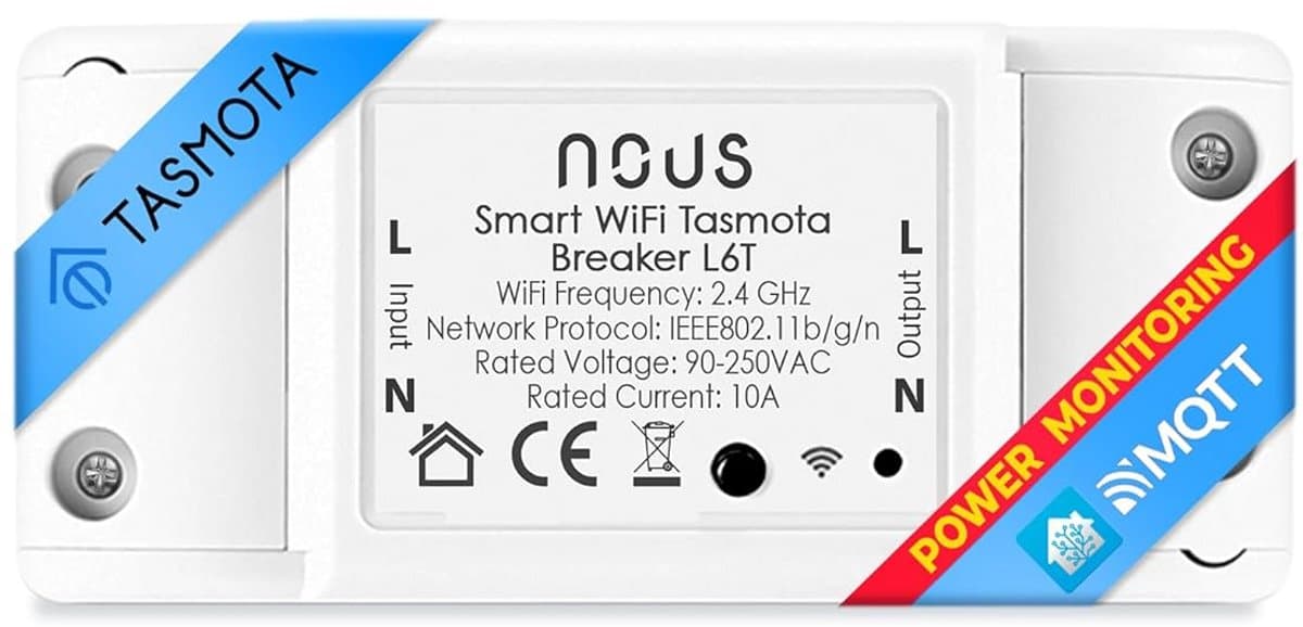 Slimme Wandschakelaar WiFi voor Verlichting - Tasmota & MQTT Compatibel