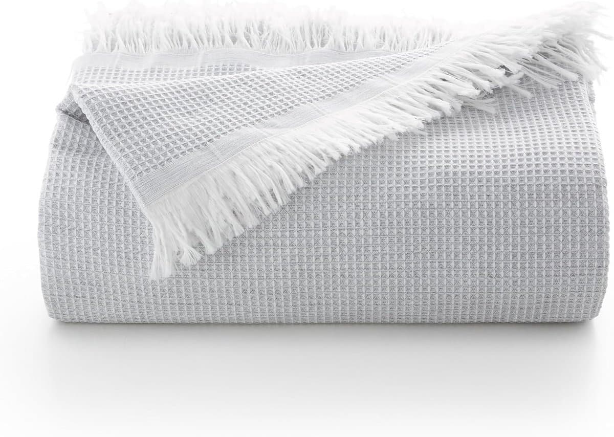 Multifunctionele Sprei Katoen Honingraat 180x140 cm - Zacht en Ademend Bed- en Bankovertrek