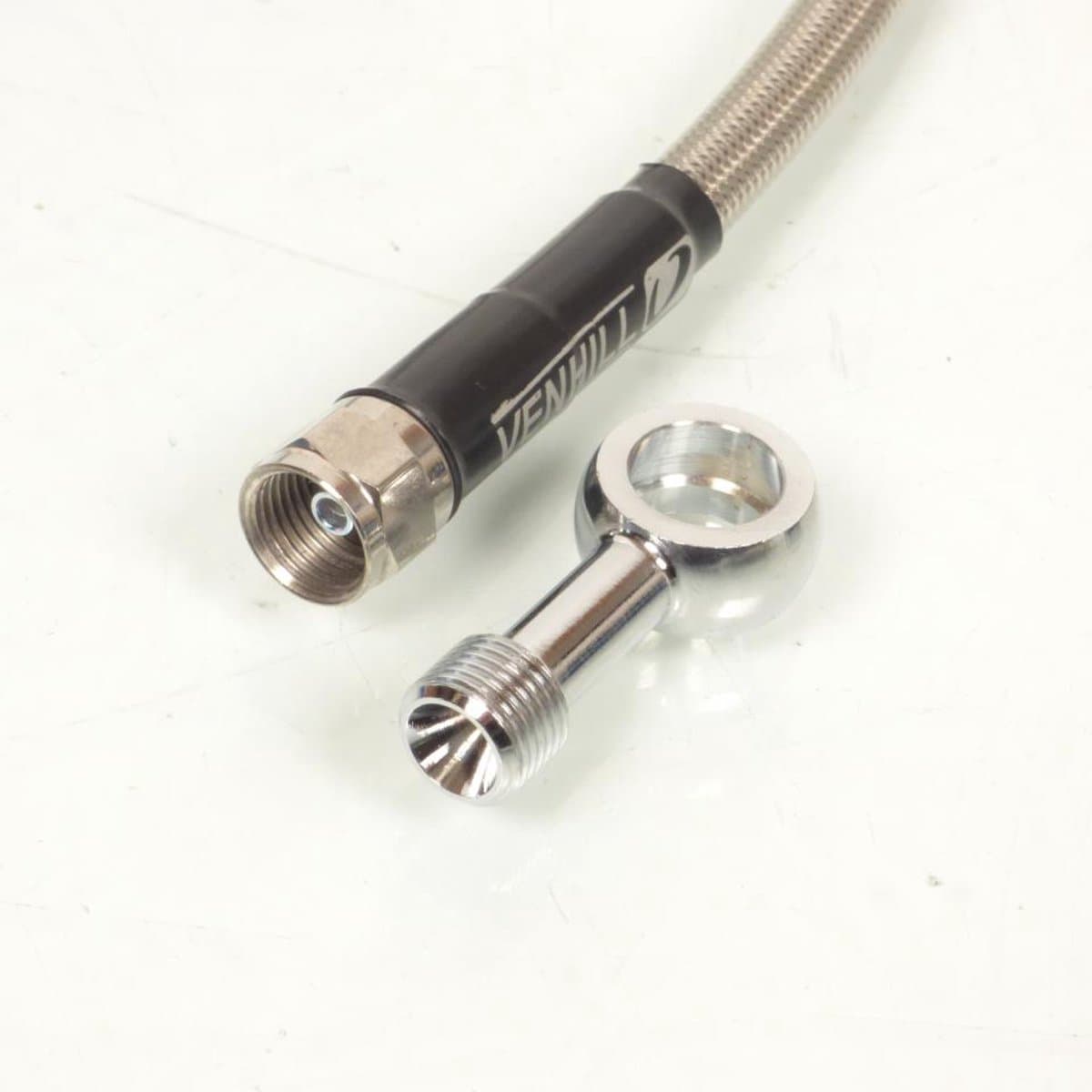 Durite de frein avant Venhill pour Moto Husqvarna 250 FE 2018 à 2022 H01-1-044/P-CL / 130cm Neuf