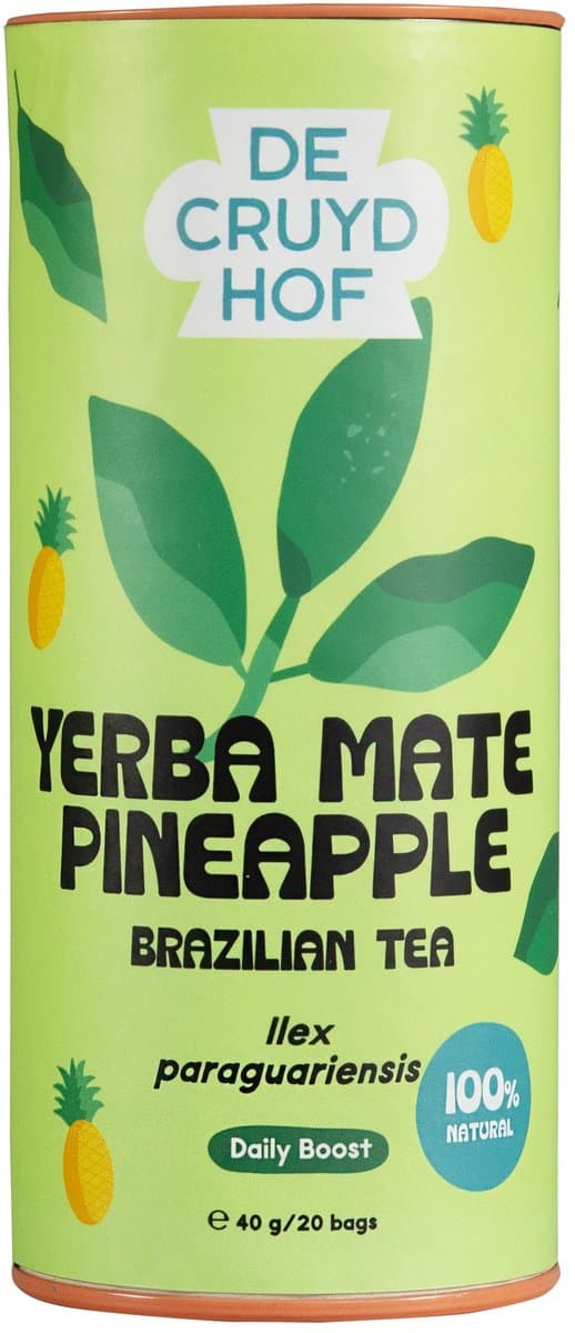 Cruydhof Thee Yerba Mate Pineapple/ IIex Paraguariensis 20ST