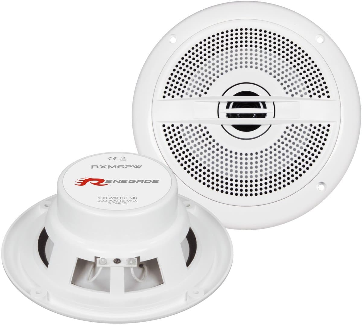 Renegade RXM62W Marine-luidspreker 200 W Inhoud: 1 paar
