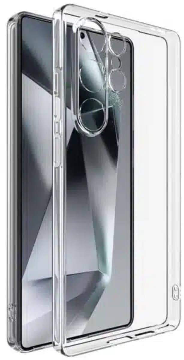 Samsung - Backcover hoesje - geschikt voor Samsung S25 Ultra- siliconen - Transparant