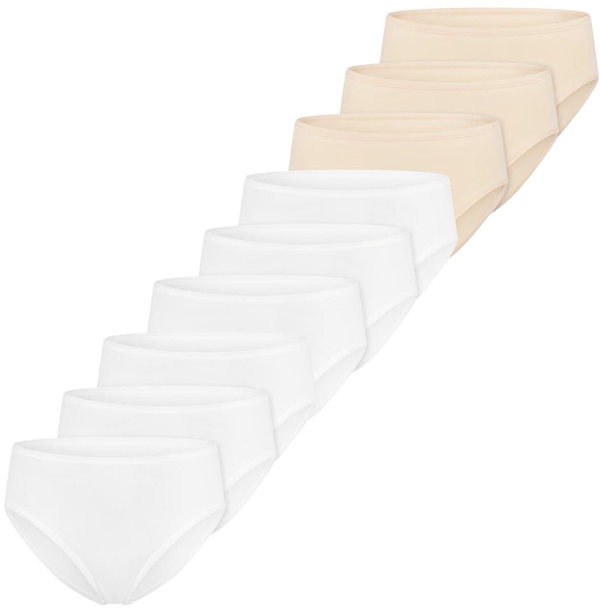 Schiesser Dames slip / onderbroek 9 pack Essentials Cotton