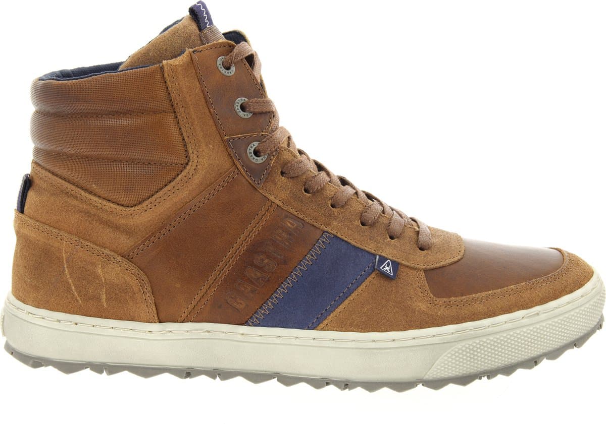 Gaastra - Heren Sneakers Costa High Cognac - Bruin - Maat 45