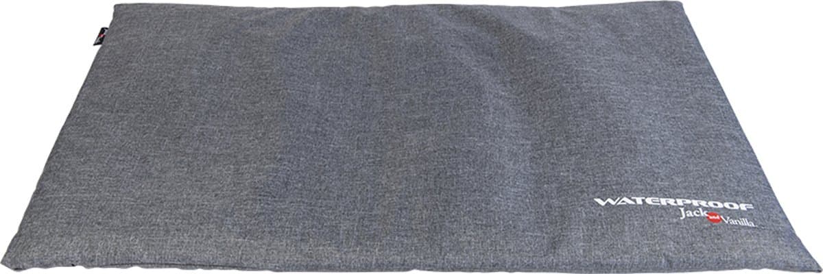 Jack And Vanilla Waterproof benchmat - Maat M - L73xB45 cm - Bench kussen - Benchmat - Honden kussen - Bench mat - Benchkussen - Hondenkussen - Grijs