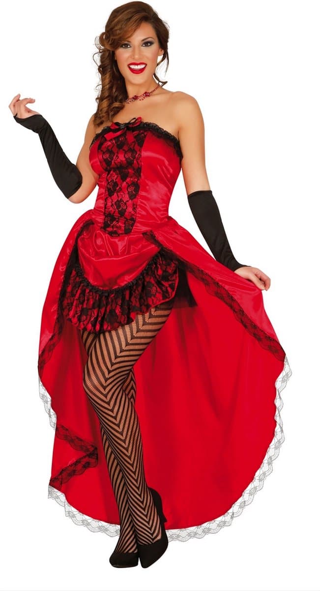 Fiestas Guirca - Kostuum Burlesque lady L (42-44) - Carnavalskleding - Carnaval - carnavalskleding 2027 - Carnaval kostuum