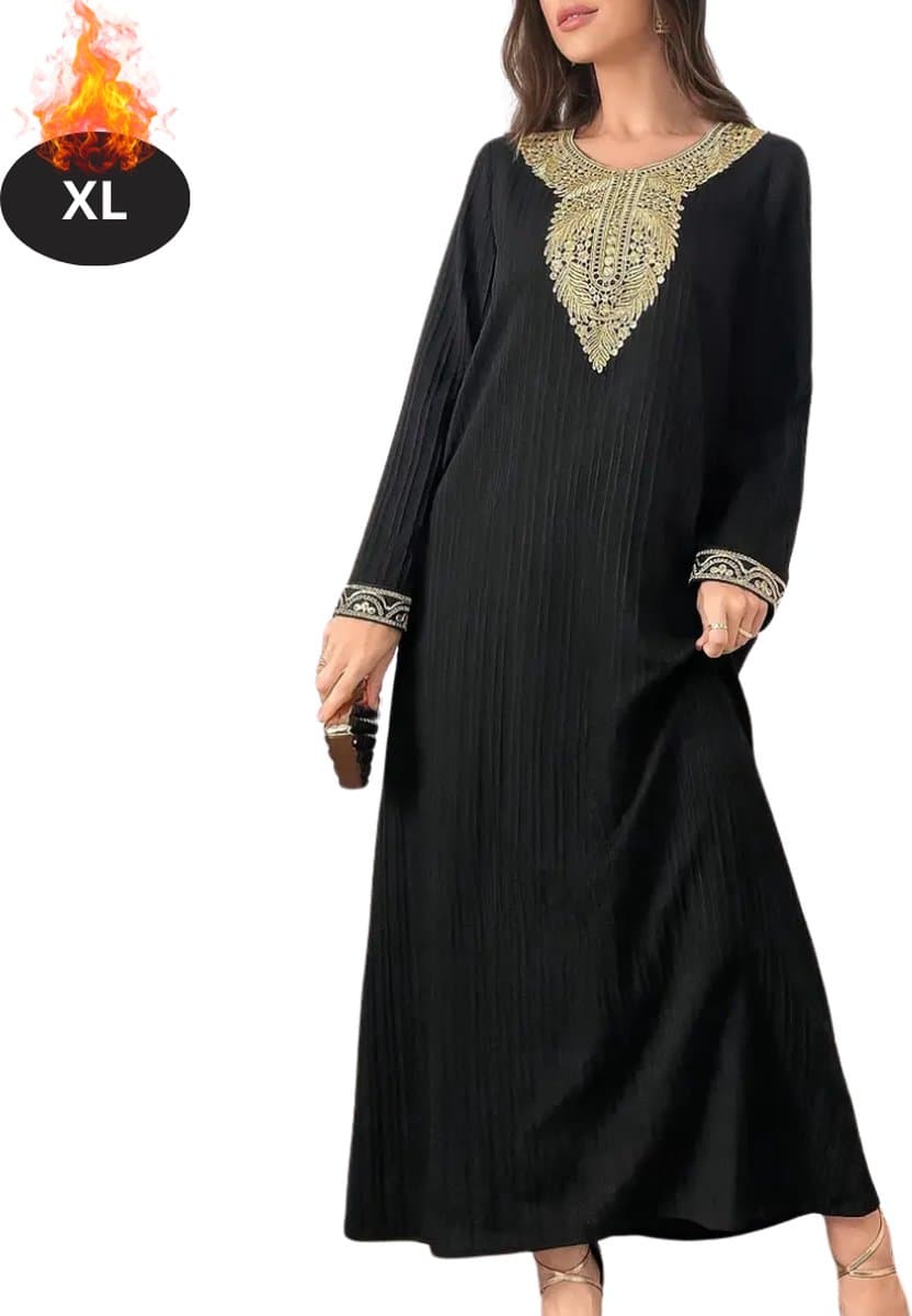 Bovista Islamitische Kleding - Djellaba Dames - Moslim Kleding - Arabisch Dames Kaftan - Alhamdulillah - XL