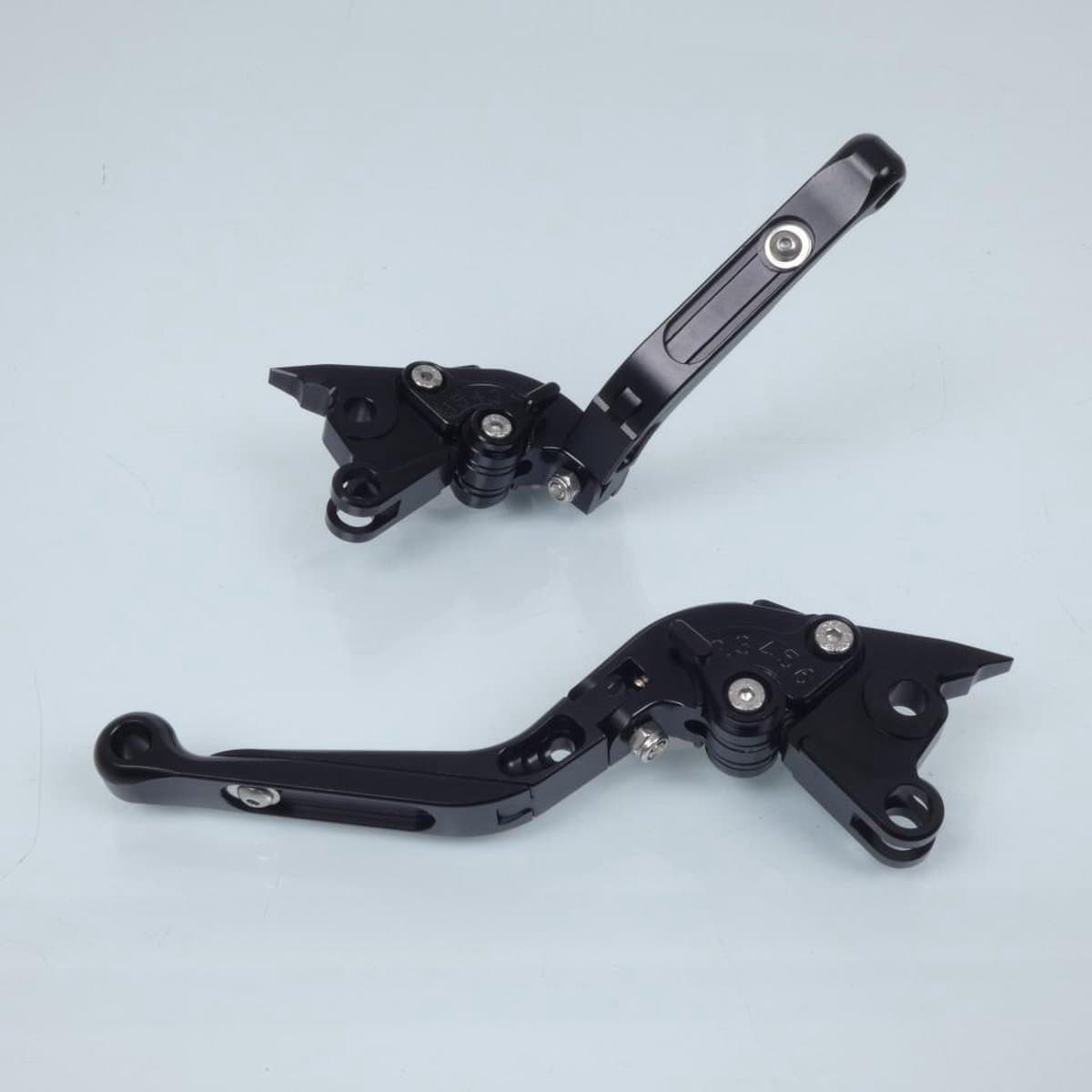 Levier frein droit Myra pour Moto Ducati 998 S Superbike 2002 alu CNC noir / paire Neuf