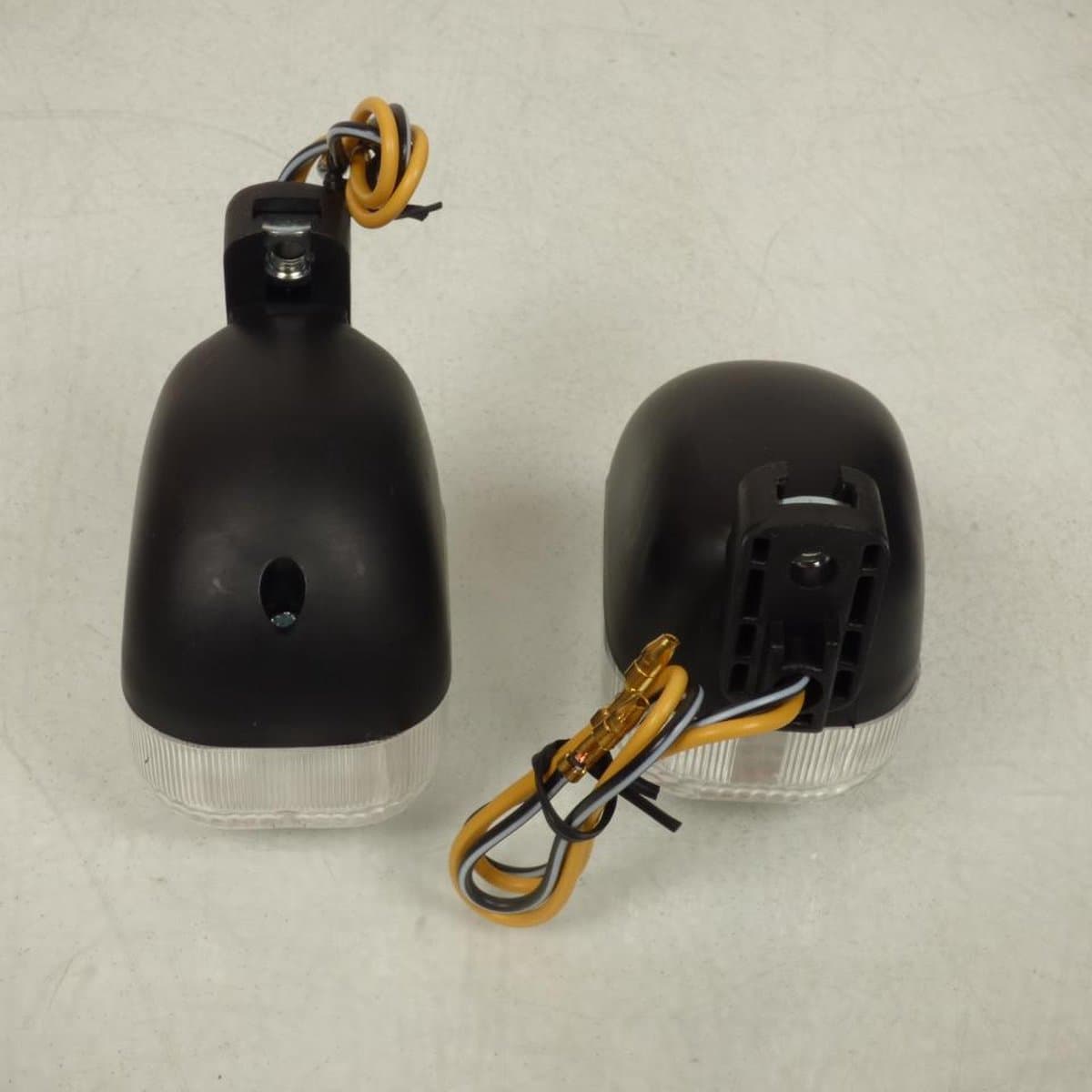 paar transparante replay achter knipperlichten voor peugeot 50 tkr scooter, nieuw