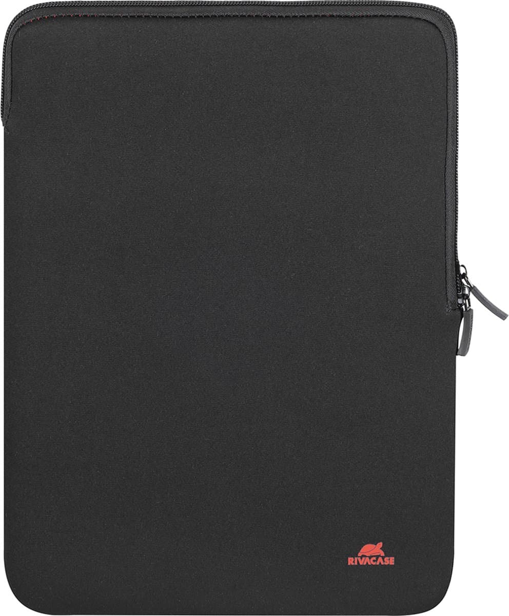 Rivacase 5221 Antishock - Laptop Hoes voor MacBook 13 (max 13.3 inch Laptop) - Verticaal - Zwart