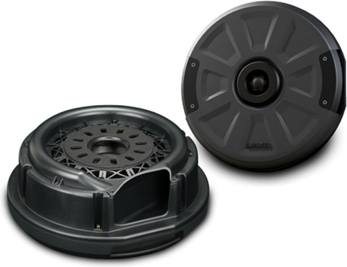 Emphaser EBS111A - Autosubwoofer - Subwoofer voor in reservewiel - 11 inch Actieve subwoofer - Met ingebouwde versterker - 150 Watt RMS - Gepoorte behuizing