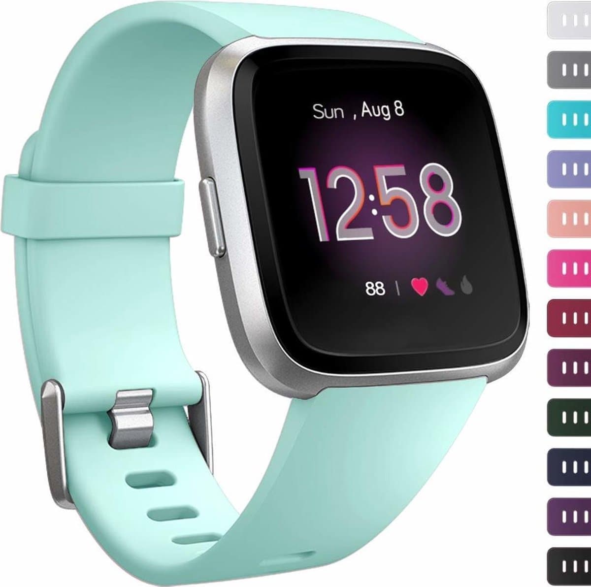 Versa Sport Band - Maat ML - Licht Mint - Geschikt Voor Fitbit