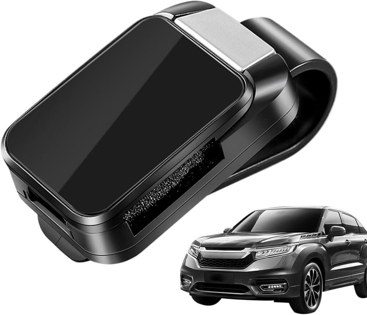 Zonnebrilhouder Auto - Bril Clip Vizier - Auto Interieur Organiseren - Multifunctioneel Kaarthouder - 9.5 x 5.8 x 4.9 cm