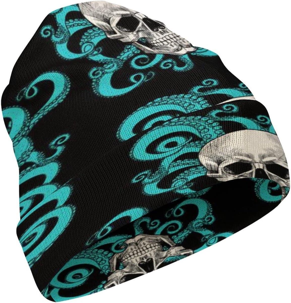 Gebreide Muts - Warme Beanie - Buiten Activiteiten - Volledige Print - One Size - Multicolor