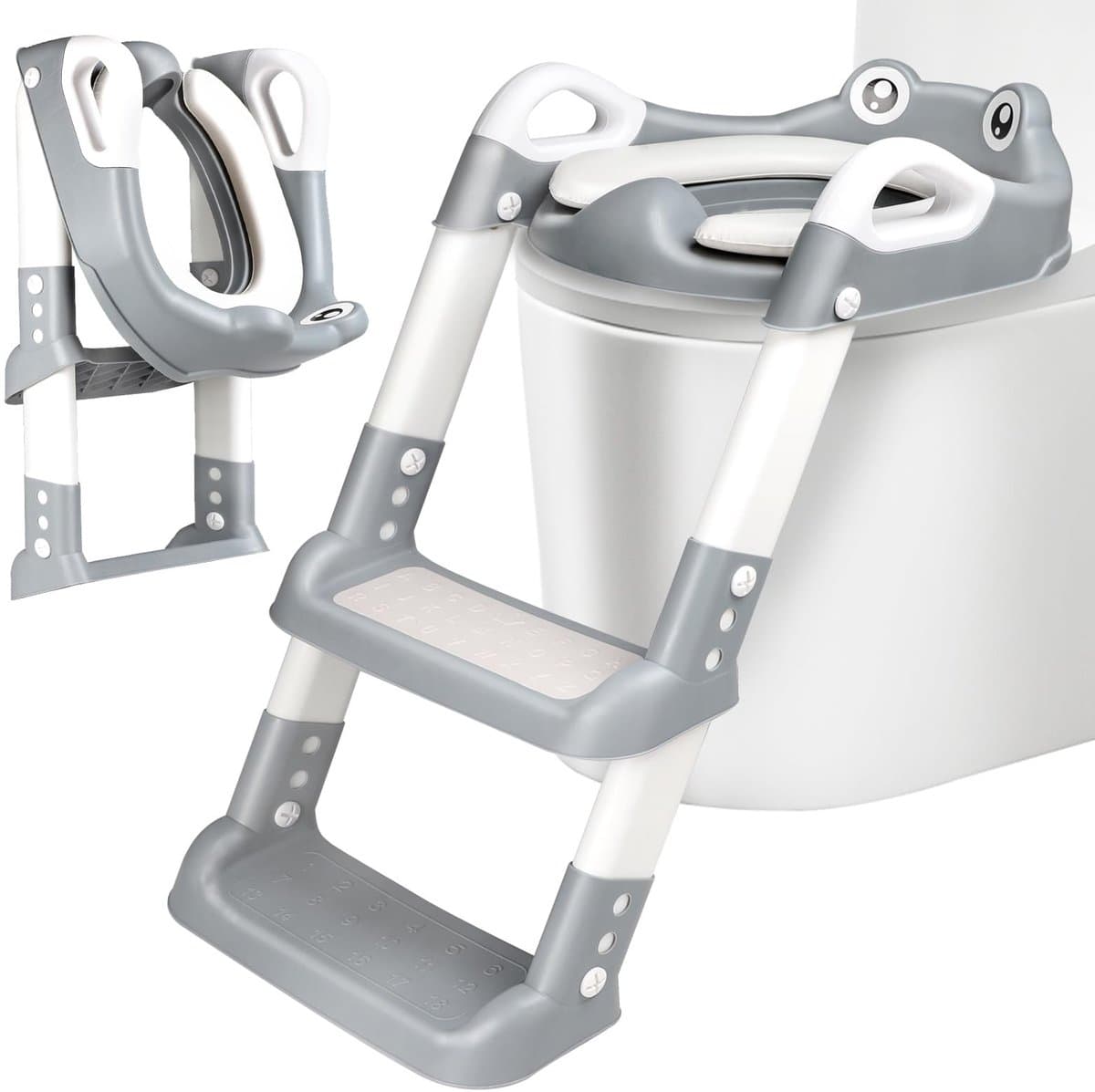 Omgoods - Toilet Seat met Stairs voor Kinderen - Verstelbare Toilet Trainer