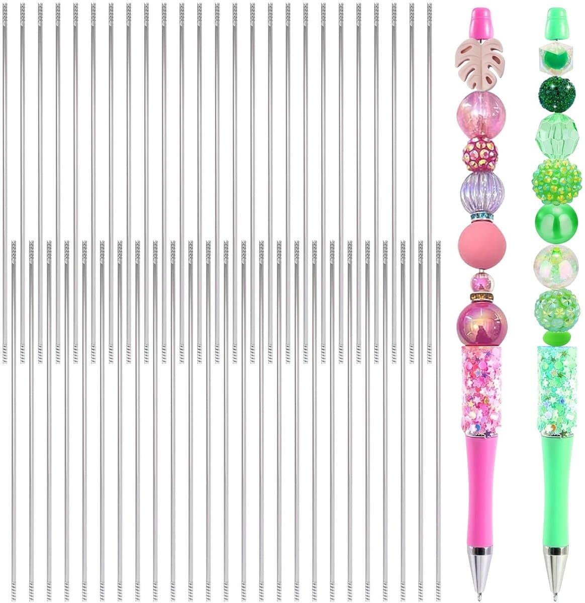 Dailygoods- Penkraalverlengers 50 Stuks - Roestvrijstalen Verlengstukken - Kralen en Bedels - Creatieve Benodigdheden - Geschikt voor Knutselaars - Duurzaam Materiaal - Kralenpen