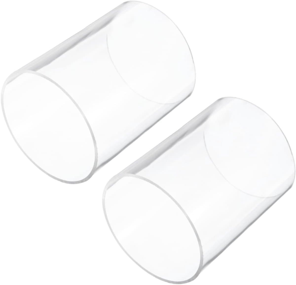 Dailygoods- Plastic Buis 6 Inch - Doorzichtige Acryl Buis - Ronde Polycarbonaat Buis - 115 mm x 120 mm - 2 Stuks - Weerbestendig en Duurzaam