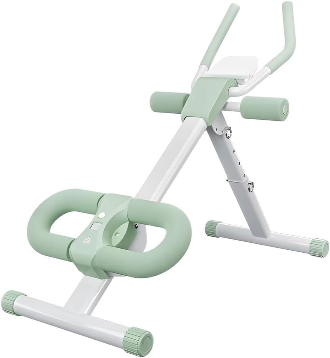 Buikspiertrainer - Buiktrainer Crunch - Thuis sporten - Opvouwbaar verstelbaar - 100 kg draagvermogen - Zwart