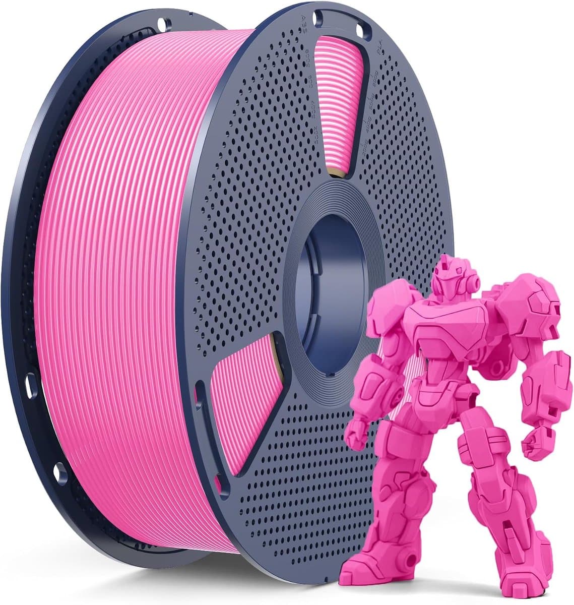 PETG filament 1,75 mm, hoge sterkte PETG 3D-printerfilament, ongeëvenaarde duurzaamheid en flexibiliteit, geschikt voor de meeste FDM 3D-printers, 1 kg spoel, roze