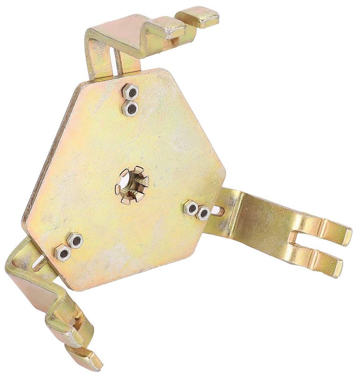 Dailygoods- Brandstofpomp Verstelbaar 140-180 mm - Tankdeksel Sleutel - Handgereedschap - Aluminiumlegering - Corrosiebestendig - Drie Klauwen Ontwerp - Tankdop Sleutel
