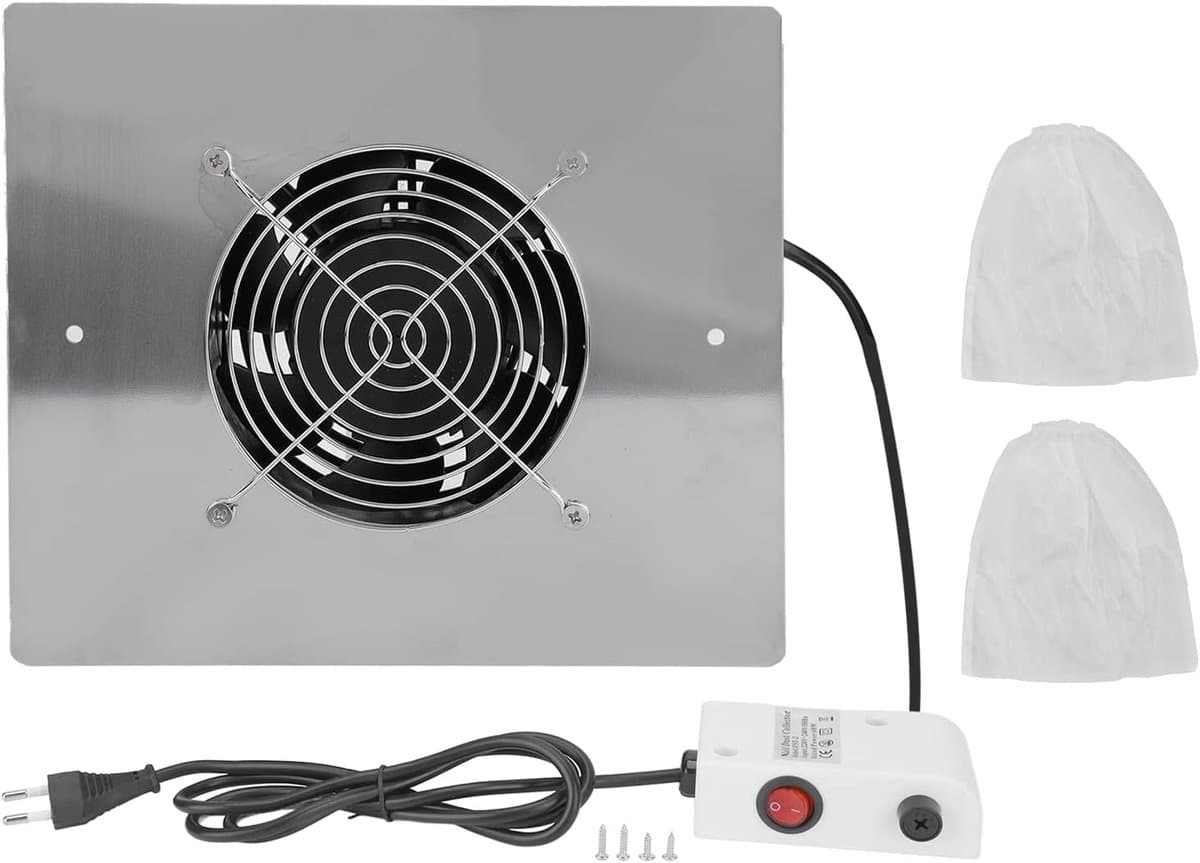 Nagelstofzuiger, professionele nagelstofzuiger, stille nagelstofafzuiging, tafel, nagelstofverzamelaar, ventilator, voor nagels, stof, nagelstudio, thuis, manicure, nageldesign