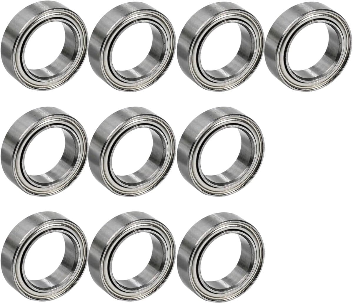 10 stuks MR128zz kogellagers, 8 x 12 x 3,5 mm, groefkogellagers, MR 128zz DIY, draaibanken, motoren, 3D-printers, freesmachines, verschillende mechanische apparaten